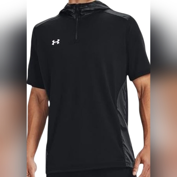 Under Armur Men's Short Sleeve Hoodie Size Small - Picture 1 of 7